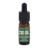 A bottle of CBD oil with turmeric
